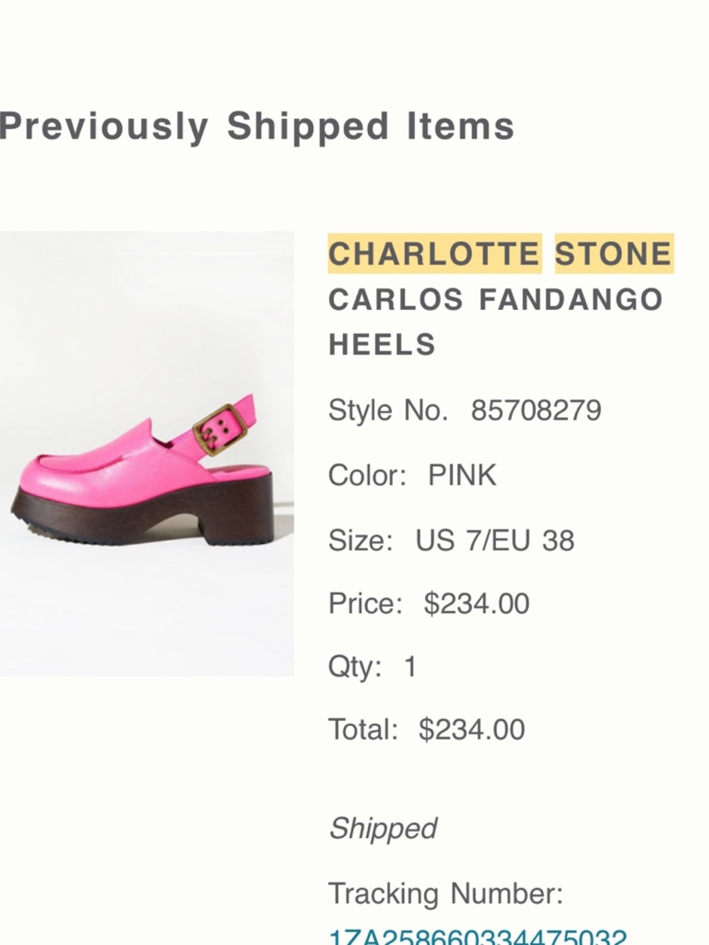 NWOT Charlotte Stone Carlos Fandango Heels 7 - Picture 3 of 16